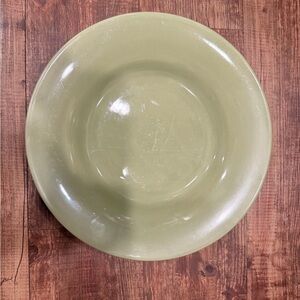 Pottery Barn Sausalito 12 inch Olive Green Dinner Plate